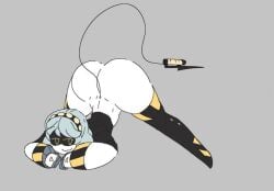 ass_focus ass_up female_only ghastlypann glitch_productions head_down_ass_up jack-o_pose legs_apart murder_drones robot spread_legs v_(murder_drones)