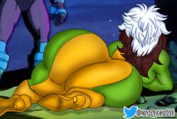 ass big_ass big_breasts crazypearl fat_ass female huge_ass juicy_butt marvel marvel_comics rogue_(x-men) rogue_dat_ass_(meme) x-men