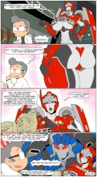 1girls 2boys 4koma alien alien_girl alien_humanoid angry armor armour ass big_ass big_breasts blush bumblebee_movie comedy comic cybertronian decepticon dropkick_(transformers) embarrassed female female_focus funny gynoid helmet human large_ass lips mad-project masked_male mechanical multiple_boys red_eyes shatter_(transformers) thick thick_ass thick_thighs transformers underboob