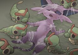 ambiguous_gender caterpie caterpillar espeon feline female female/ambiguous feral insect no_humans pokémon_(species) pokemon pokemon_(species) rape webbed