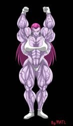 1girls abs biceps breasts extreme_muscles female female_only matl muscles muscular muscular_arms muscular_female muscular_legs muscular_thighs pecs solo