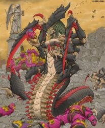 1girls chaos_(warhammer) chaos_space_marine dead emperors_children gray_skull tyranid warhammer_(franchise) warhammer_40k