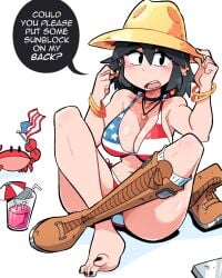 american_flag_bikini bikini lucia_(scott_malin) original original_character scott_malin tagme