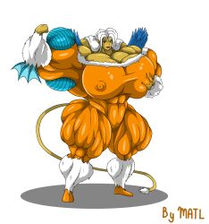 1girls abs biceps breasts extreme_muscles female female_only matl muscles muscular muscular_arms muscular_female muscular_legs muscular_thighs pecs solo