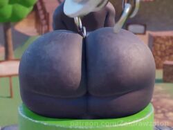 anthro anthro_only big_ass big_breasts breasts bubble_butt chain_chomp female huge_ass huge_breasts mario_(series) stuck stuck_in_pipe tagme thick_thighs video wide_hips zoidberg656