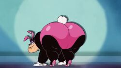 animated ass_shake big_ass black_fur easter fat_ass fat_man giant_ass male male_only obese obese_male overweight overweight_male pete_(disney) smallfryspy sound tagme twerking video wtf