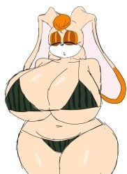 1girls 2023 anthro big_ass big_breasts bikini female female_only fur furry huge_ass huge_breasts mobian_(species) momiji_(artist) sega small_bikini sonic_(series) vanilla_the_rabbit