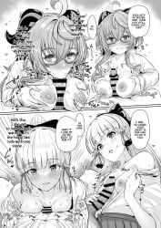 aether_(genshin_impact) anime ayaka_(genshin_impact) cryo cryogenic_dreamer ganyu_(genshin_impact) genshin_impact hentai kamisato_ayaka manga upa24 upanishi