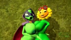 1boy 2girls 3d 3d_animation 60fps :>= ambiguous_penetration ambiguous_species animated anthro bouncing_breasts curvaceous female furry green_shadow_(pvz) high_framerate hugging large_breasts lesbian male morning mp4 no_sound on_grass outdoors outside_sex peashooter_(pvz) plantie plants plants_vs_zombies plants_vs_zombies:_heroes pov pov_eye_contact sex short_playtime solar_flare_(pvz) source_filmmaker tezcatl tezcatl-ayauhtli thick_thighs video voluptuous