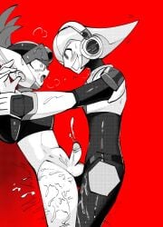 axl_(mega_man) cum domination hnsundown lumine_(mega_man) male_only mega_man mega_man_x robot yaoi