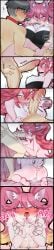 1boy 1girls 2d abs absurd_res alternate_hair_color animal_ears areolae ass ball_caress ball_fondling balls big_breasts big_penis blowjob blush bubble_butt cleavage cock_worship collar comic comic_page cum cum_in_mouth cum_on_breasts cum_on_face dominant_female domination dripping erect_penis erection faceless_male fellatio fur furrification furry glasses gradient_hair hand_on_hip heart-shaped_pupils hi_res horny horny_female huge_cock kneeling kuri_nio latam_virtual_youtuber latino lipstick locochon looking_at_penis lunaria_ayaren muscular_male nipples overflowing_breasts penis penis_awe penis_on_face peruvian_male pink_hair pink_lipstick pleasure_face precum puffy_nipples pussy shiny_skin shocked shocked_expression short_hair side_view simple_background spanish_text tail tail_tuft testicle_grab testicles throbbing_penis tongue tongue_out trembling twintails unseen_male_face virtual_youtuber vtuber vtuberfanart wet wet_pussy youtube_hispanic