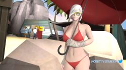 albino beach femscout swimsuit team_fortress_2 tf2