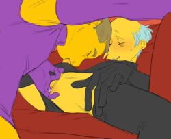 fingering gay montgomery_burns mr_burns mr_smithers smithers the_simpsons waylon_smithers