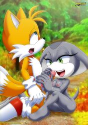 archie_comics bbmbbf furry mobius_unleashed palcomix pearly_the_manta_ray sega sonic_(series) tails