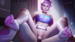 3d animated athletic_female barefoot coombot_(artist) erection fan_character feet feet_up human league_of_legends league_of_legends:_wild_rift light-skinned_male mp4 no_sound partially_clothed penis purple_hair pussy riven soles testicles toes unseen_male_face vaginal vaginal_penetration vaginal_sex video