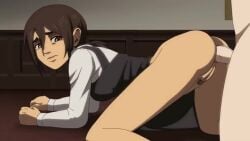 1boy 1girls age_difference all_fours anal anal_grip anal_penetration anal_sex animated ass attack_on_titan bottomless breasts brocksnfumiko brown_eyes brown_hair butt clothed clothed_female clothed_female_nude_male cock_sleeve cvczx deep_penetration divine_wine doggy_style female gabi_braun hidden hiding long_penis longer_than_30_seconds looking_back male marleyan_and_eldian moaning mp4 naked niccolo_(attack_on_titan) no_panties nude nude_male on_floor partially_clothed penis petite pubic_hair pussy rape shingeki_no_kyojin size_difference small_ass sound teenager thighs tied_hair vampiranhya_(artist) video voice_acted young