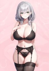 1girls ai_generated atrkwnl11 big_breasts big_thighs breasts busty cleavage female garter_straps hololive huge_breasts huge_thighs large_breasts large_thighs lingerie navel shirogane_noel thick_thighs thighs underwear virtual_youtuber voluptuous