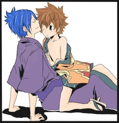 gay katekyo_hitman_reborn male_only mukuro_rokudo tagme tsuna_sawada yaoi