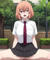 1boy 1boy1girl 1girls 2d ai_generated female female_focus hinata_tachibana male male/female patreon penis_in_pussy pink_pussy public public_nudity public_sex ranway_(artist) school_uniform sex shocked skirt submissive_female tachibana_hinata tokyo_revengers uncensored upskirt vaginal_penetration