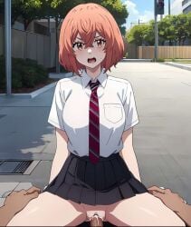 1boy 1boy1girl 1girls 2d ai_generated cum cum_in_pussy cum_inside female female_focus hinata_tachibana male male/female male_pov patreon penis_in_pussy pov public public_nudity public_sex ranway_(artist) school_uniform sex shocked skirt submissive_female tachibana_hinata tokyo_revengers uncensored upskirt vaginal_penetration