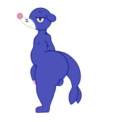 absurd_res anthro ass ass_bigger_than_head big_ass brinebraxien furry generation_7_pokemon glare hi_res huge_ass male male_only nintendo pokemon pokemon_(species) popplio poppy_(brinebraixen) solo