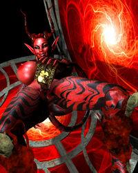 3d box breasts hellraiser horns large_breasts red_skin succubus tagme