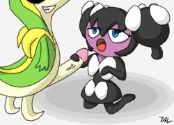 gothorita nintendo pokemon pokemon_(species) pokemon_bw snivy val_(artist)