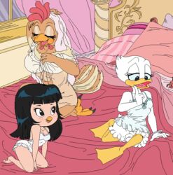 clara_cluck coconut_(artist) daisy_duck disney maria_vaz rosinha soft_feathers the_three_caballeros