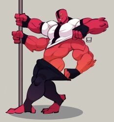 1boy 2023 4_arms 4_eyes abs armwear barazoku ben_10 biceps big_bulge big_chest big_muscles big_penis bitting_lip bulge bulge_fondling bulge_through_clothing cartoon_network clothing fourarms gay grabbing_pole hi_res highres legs legwear legwear_only looking_at_viewer male male_focus male_only manly multi_arm multi_eye multi_limb muscle muscle_slut muscles muscles_through_clothes muscular muscular_anthro muscular_arms muscular_ass muscular_legs muscular_male muscular_thighs omlet_bavuz pants pants_down pants_pull pants_pulled_down pole red_body red_skin shirt shirt_lift shirt_pull shirt_up smile smiling smiling_at_viewer smirk smirking smirking_at_viewer solo solo_focus solo_male submissive submissive_anthro submissive_male taking_clothes_off teeth tetramand tight_clothing