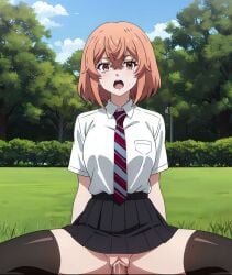 1boy 1boy1girl 1girls 2d ai_generated cum cum_in_pussy cum_inside female female_focus hinata_tachibana male male/female male_pov patreon penis_in_pussy pov public public_nudity public_sex ranway_(artist) school_uniform sex shocked skirt submissive_female tachibana_hinata tokyo_revengers uncensored upskirt vaginal_penetration