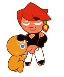 2025 2boys blue_eyes brown_body cookie cookie_run cookie_run:_tower_of_adventures cookie_run_kingdom cookie_run_ovenbreak devsisters gay gingerbrave gingerbread_cookie gingerbread_man kuwoesque male male_only tagme white_hair