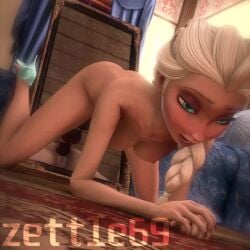 3d anal anal_insertion anal_masturbation anal_penetration animated deep_penetration dildo dildo_in_ass disney doggy_style elsa_(frozen) frozen_(film) high_heels masturbation mirror moaning mp4 nipples no_sound platinum_blonde_hair pleasure_face sex_toy sfm source_filmmaker video zettle69