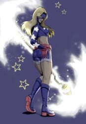 artist_request courtney_whitmore dc dc_comics pinup spank stargirl superheroine