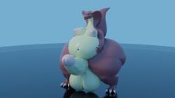 16:9 3d_(artwork) animal_humanoid anthro ass balls big_butt big_moobs breasts burpydraggy_(artist) digital_media_(artwork) erection genitals hi_res holding_belly huge_butt humanoid hyper hyper_genitalia male moobs nipples nude obese overweight penis reptile reptile_humanoid scalie scalie_humanoid simple_background smile solo vein veiny_penis widescreen