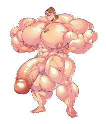 abs barefoot biceps bodybuilder feet hyper hyper_balls hyper_genitalia hyper_muscles hyper_penis hyper_testicles khanthedestroyer male male_focus male_only muscle muscles muscular muscular_arms muscular_ass muscular_back muscular_legs muscular_male muscular_thighs nipples pecs veins veiny_penis