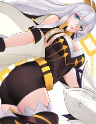 cecilia_schariac cleavage honkai_(series) honkai_impact_3rd large_breasts noise_paper thick_thighs thispapernoise