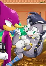 archie_comics bbmbbf espio_the_chameleon furry lupe_the_wolf mobius_unleashed palcomix sega sonic_(series)