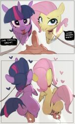 <3_eyes absurd_res alicorn ass bodily_fluids collar dock english_text equid equine eyelashes female female_penetrated feral feral_penetrated finger_fuck fingering first_person_view fluttershy_(mlp) friendship_is_magic genitals hair hasbro heart hi_res horn human human_on_feral human_penetrating human_penetrating_feral human_pov interspecies leash male male/female male_human/female_feral male_on_feral male_penetrating male_penetrating_female male_pov mammal my_little_pony partial_male pegasus penetration penis pink_hair pink_tail purple_body purple_hair purple_tail raised_tail sex smewed sweat text tongue tongue_out twilight_sparkle_(mlp) vaginal_penetration wings yellow_body zoophilia