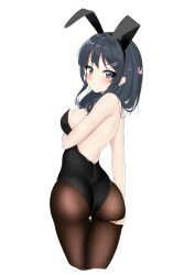 1girls ass bunny_ears bunnysuit female pantyhose sakurajima_mai seishun_buta_yarou_wa_bunny_girl_senpai_no_yume_wo_minai sideboob solo tagme zerotwenty_(020)