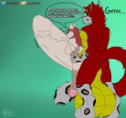 anthro avian balls big_balls big_bulge big_dom_small_sub big_penis bulge canid canine canis chrislhi dominant dragon duo european_mythology felid female genitals greek_mythology growling hi_res huge_balls huge_bulge huge_cock hyper hyper_balls hyper_genitalia hyper_penis larger_male lhikan_(chrislhi) male male/female mammal mythological_avian mythological_firebird mythology pantherine penis phoenix scared size_difference smaller_female snow_leopard stomach_bulge wolf