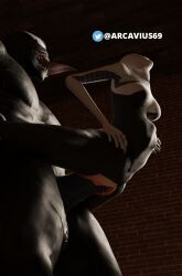 1boy 1girls 3d age_difference arcavius69 balls big_balls big_dom_small_sub big_penis bigger_dom bigger_male bigger_penetrating_smaller bulge dubious_consent female from_behind gwen_stacy gwen_stacy_(spider-verse) huge_cock impossible_fit long_penis long_tongue male marvel marvel_comics muscular muscular_male penis rape rough rough_sex size_difference smaller_female smooth_skin spider-gwen spider-man:_into_the_spider-verse spider-man_(series) stepped_on taller_male venom venom_(marvel)