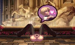 1boy 1girls animated art_of_fighting ass bent_knees big_ass big_breasts blonde_hair bra breasts face female fucked_silly heart king_(snk) king_of_fighters king_of_fighters_xiii legs_up m.u.g.e.n male mating_press missionary_position mugenspriteslover pixel_art ripped_clothing sex shirt short_hair snk spread_legs straight unbuttoned_shirt vaginal_gape vaginal_sex