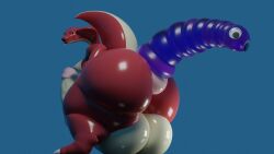 3d_(artwork) animal_humanoid anthro anus ass balls big_balls big_butt big_penis burpydraggy_(artist) digital_media_(artwork) dildo dildo_insertion erection genitals googly_eyes huge_balls huge_butt huge_cock humanoid hyper hyper_anus hyper_balls hyper_genitalia looking_at_viewer male moobs nipples nude penetration penis reptile reptile_humanoid scalie scalie_humanoid sex_toy sex_toy_insertion snake_humanoid solo