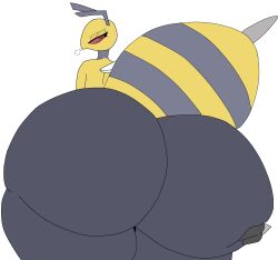 1girls antennae anthro anthro_only anthrofied arthropod arthropod_abdomen arthropod_humanoid ass ass_focus bare_shoulders bedroom_eyes beedrill big_ass big_butt bluefightdog_(artist) bottom_heavy bubble_butt butt butt_focus eyelashes female female_only half-closed_eyes hips huge_ass huge_butt humanoid hyper hyper_ass hyper_butt insect insect_girl insect_humanoid large_ass large_butt looking_at_viewer pokémon_(species) pokemon red_eyes seductive seductive_eyes seductive_look simple_background solo solo_female tagme_(artist) thick thick_ass thick_thighs thighs wasp white_background wide_hips