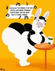 animated ass big_ass big_butt breathotter buldge cashier rabbid shaking shaking_ass shaking_butt twerking