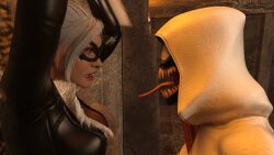 1girls 3d black_cat_(marvel) bodysuit bondage captured captured_heroine corruption domination elmeistro felicia_hardy forced gwen_stacy gwenom heroine leather marvel marvel_comics she-venom smooth_skin spider-gwen spider-man_(ps4) spider-man_(series) superhero superheroine tied_up tight_clothing venom venom_(marvel)