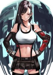tifa lockhart from final fantasy by yoshi55level