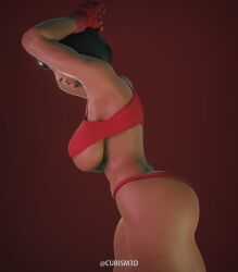 fareeha amari from blizzard entertainment by cubism3d