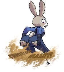 anthro bunny disney fart fart_cloud fart_fetish farting farting_at_viewer furry hands_on_ass judy_hopps rabbit shart spreading_ass tenuousoddity zootopia