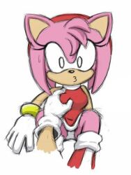 amy_rose awkward boots bracelet breast_grab breasts clothing colored_skin dress eyelashes female footwear furry gloves green_eyes groping jewelry long_eyelashes looking_at_viewer low_resolution panties pantsu pink_fur pink_hair pink_skin pov red_boots red_dress sega shoes simple_background sitting sonic_(series) sonic_the_hedgehog sonic_the_hedgehog_(series) surprised underwear white_background white_gloves white_panties white_underwear